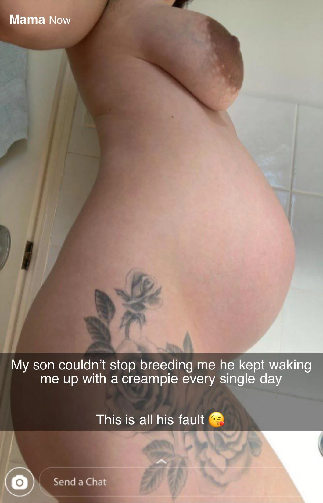 Mommy's Little Sex Fiend Can't Keep His Hands Off Her picture 1 of 1