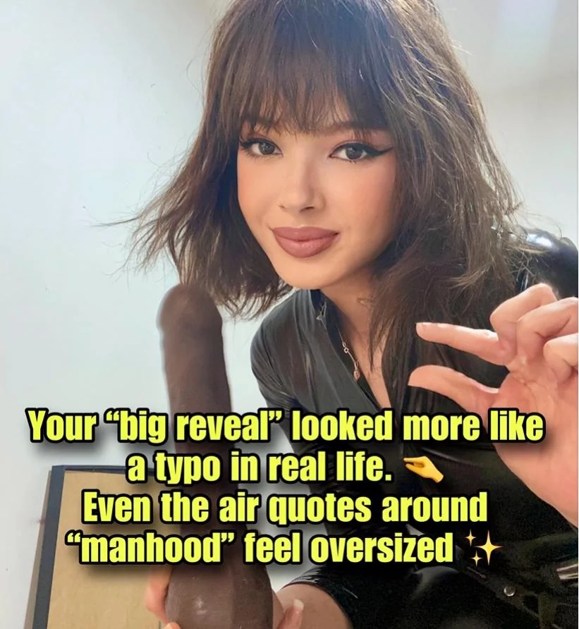 Exposed and Mocked: That Tiny Reveal Got You Laughed At picture 1 of 1
