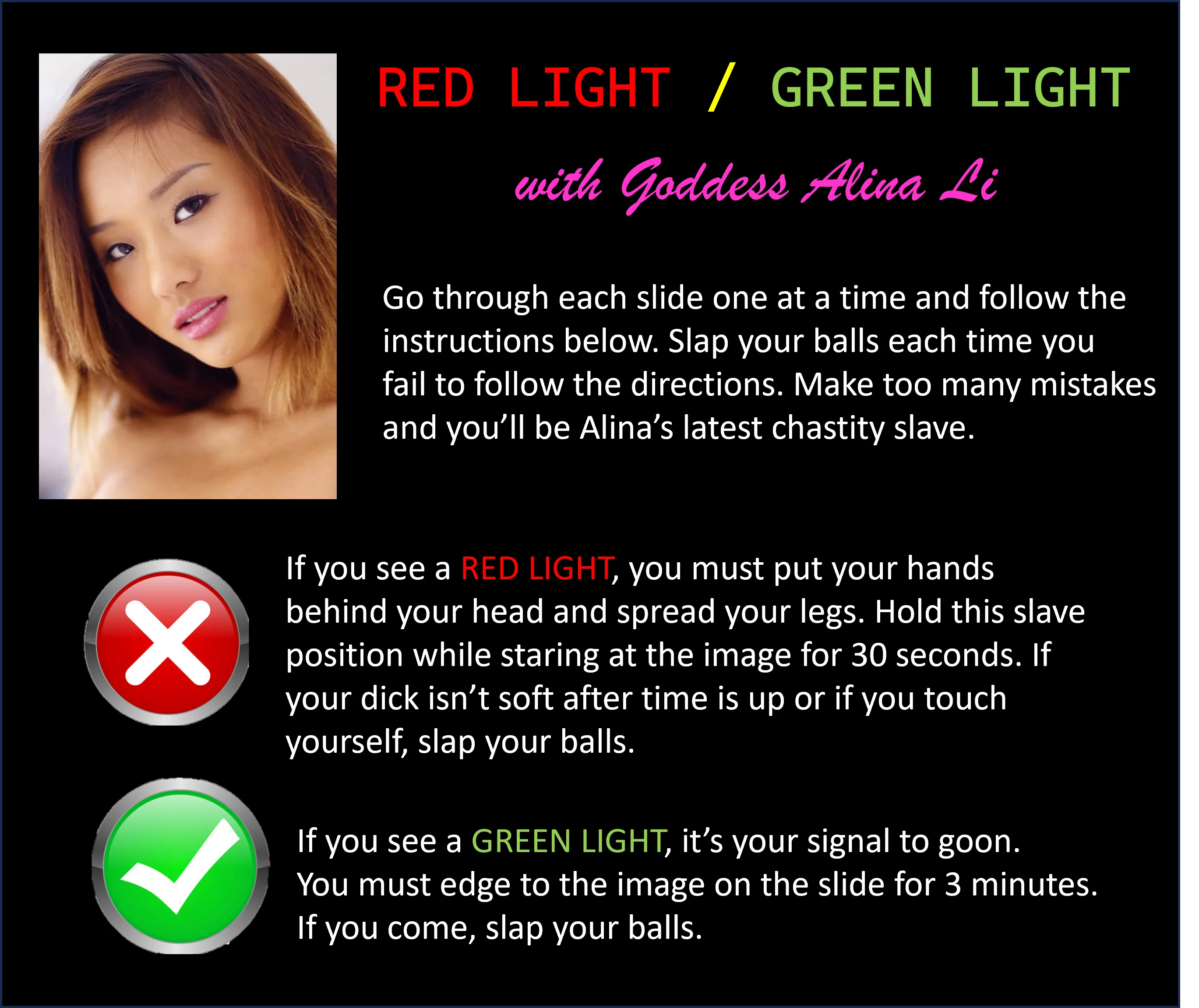 Red Light Green Light! A gooning game with Alina Li picture 5 of 10