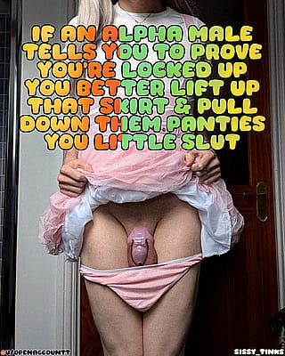 You Can Be Asked To Prove You're Caged At Any Time Sissy 😈'