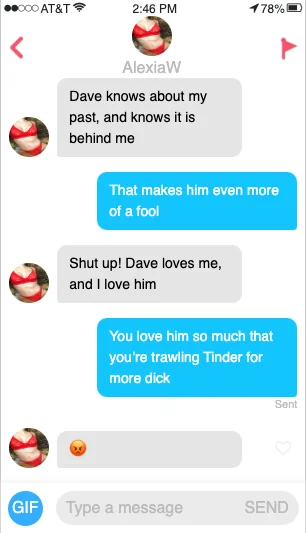 Her secret Tinder – Part 2 [Blackmail][Cheating] picture 4 of 20