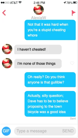 Her secret Tinder – Part 2 [Blackmail][Cheating] picture 6 of 20