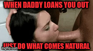 I like to loan out my whore...'