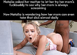 Natalia tries her mom's fuckbuddy'