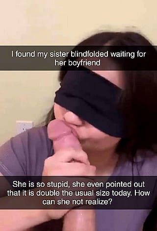 I love blindfolds'