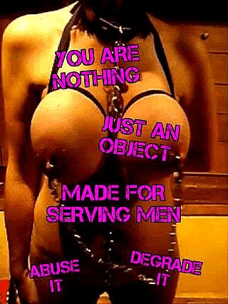 You are just an object'