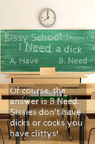 Sissy School Lesson 1'