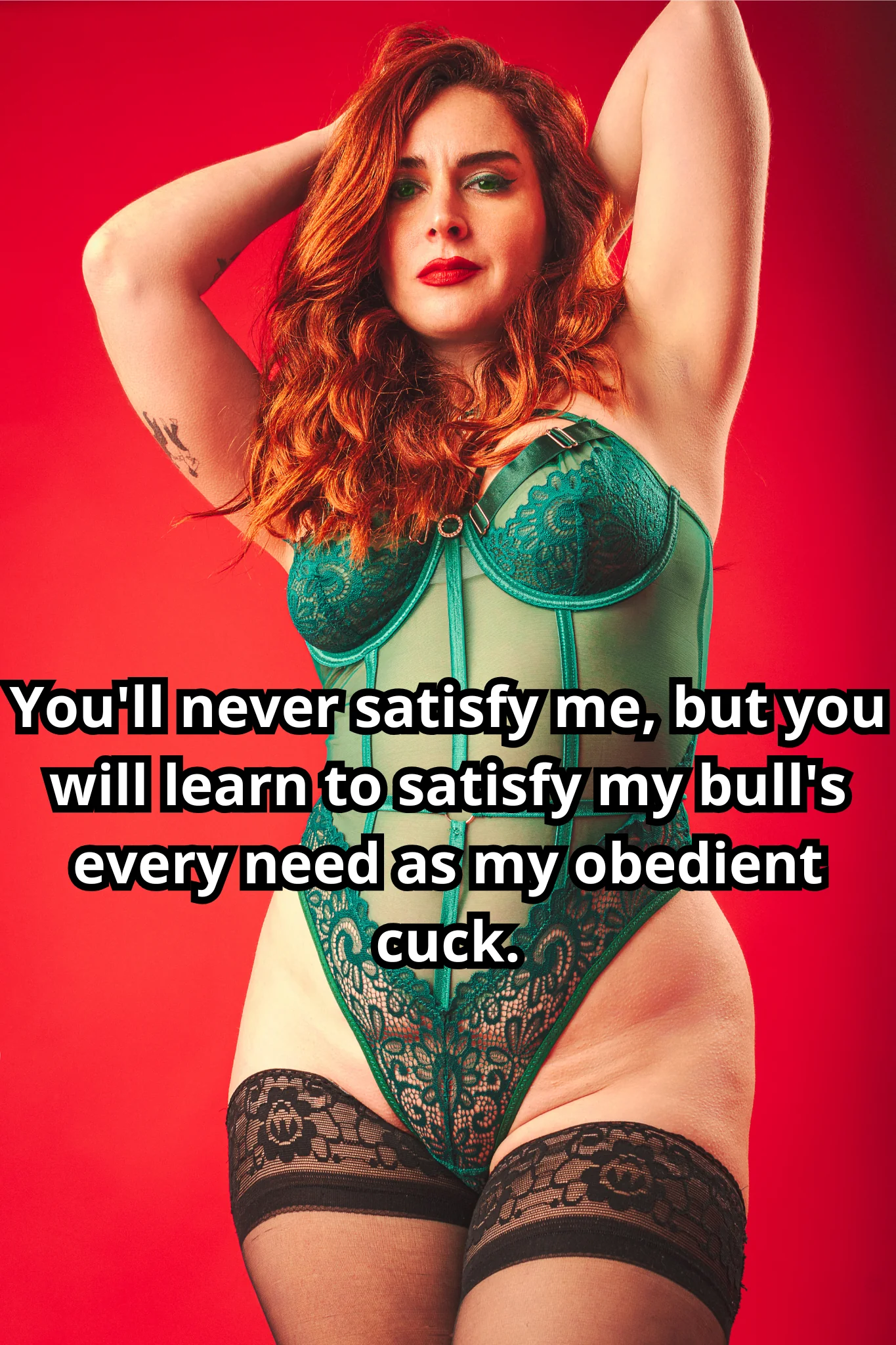 I'll parade my bull in front of you, flaunting what you can never have. Your jealousy is intoxicating. picture 1 of 1