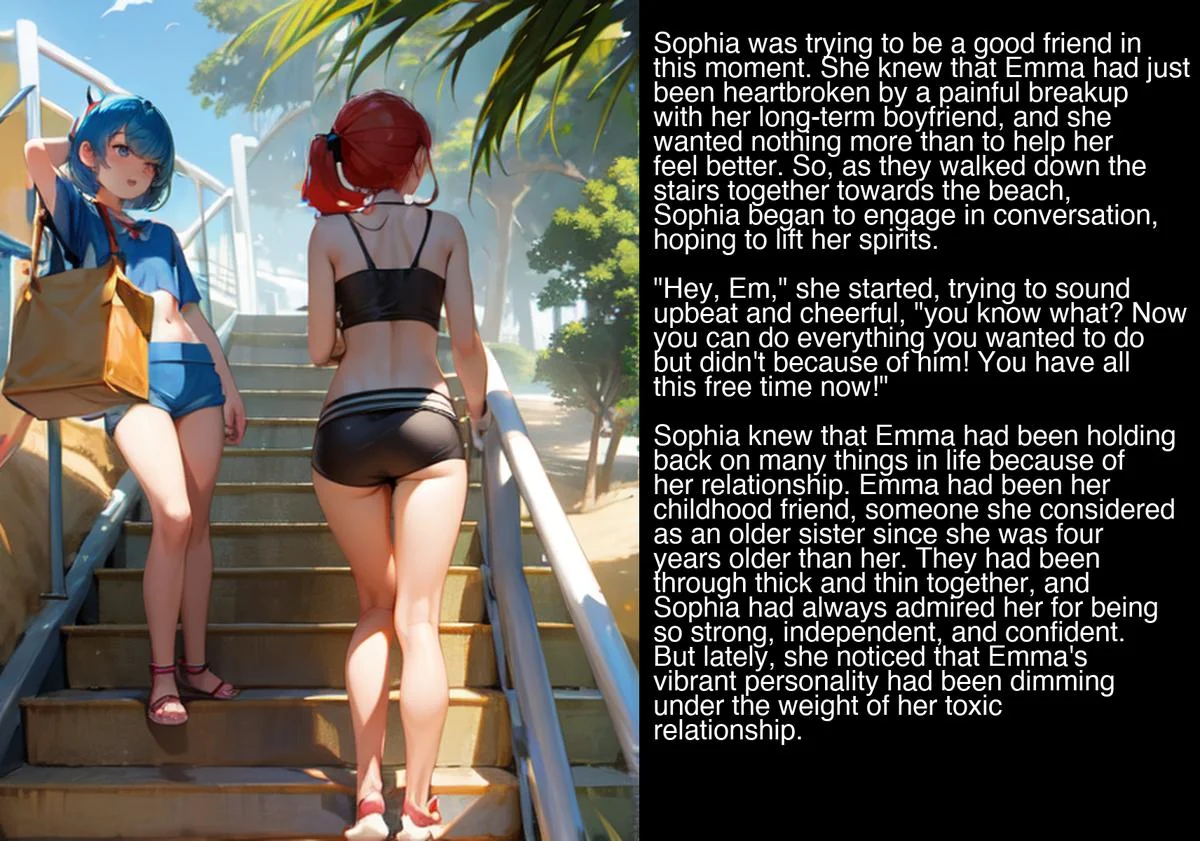 Not So Nudist Beach: Chapter 1 [Lesbian] picture 4 of 4