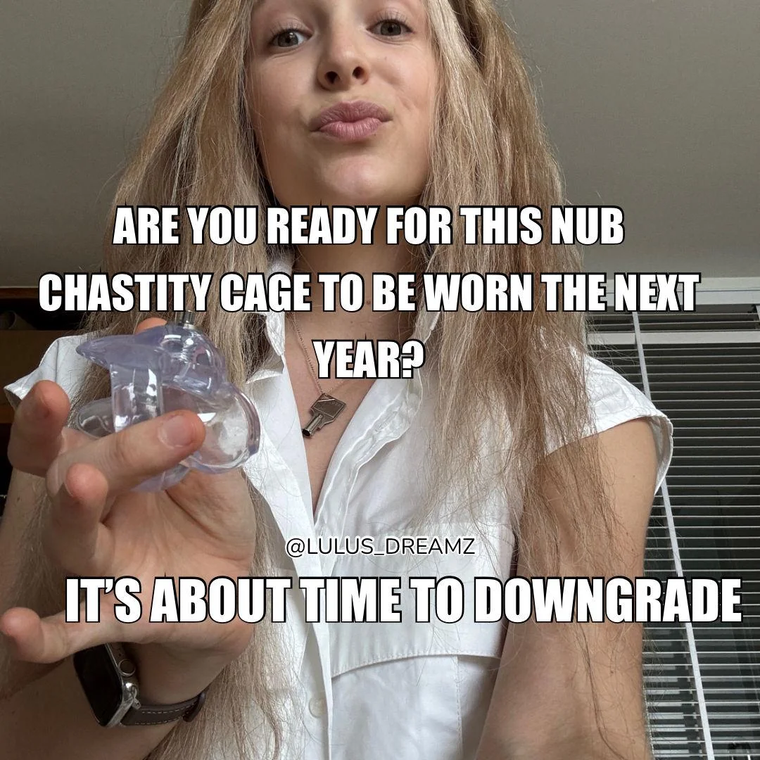 Are you ready to downgrade your chastity cage before the new years? picture 1 of 1