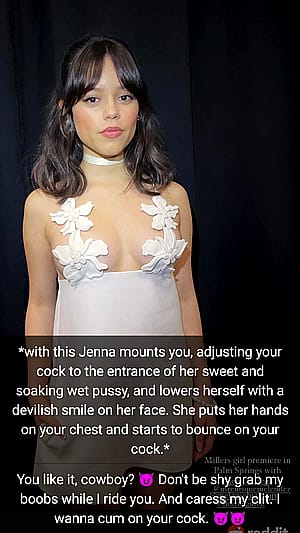 Jenna Ortega has a cheating scene with you - She wants to practice in private with you'