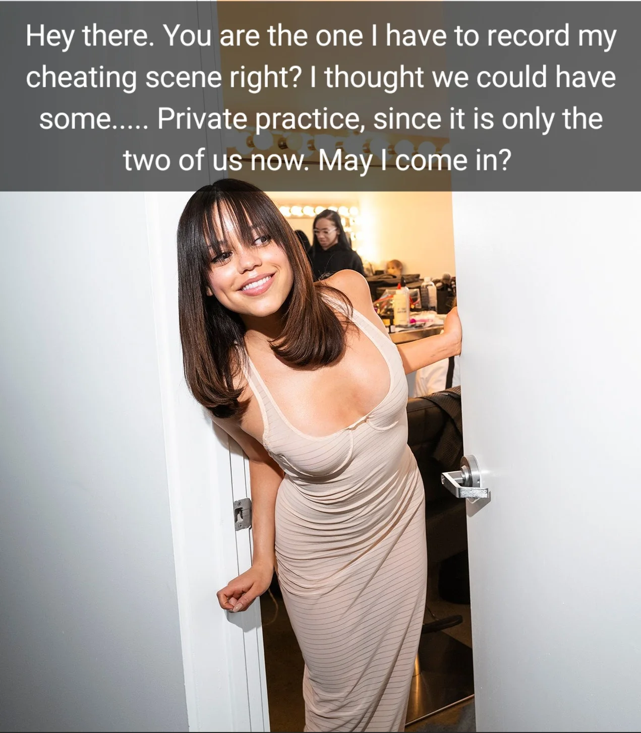 Jenna Ortega has a cheating scene with you - She wants to practice in private with you picture 7 of 10