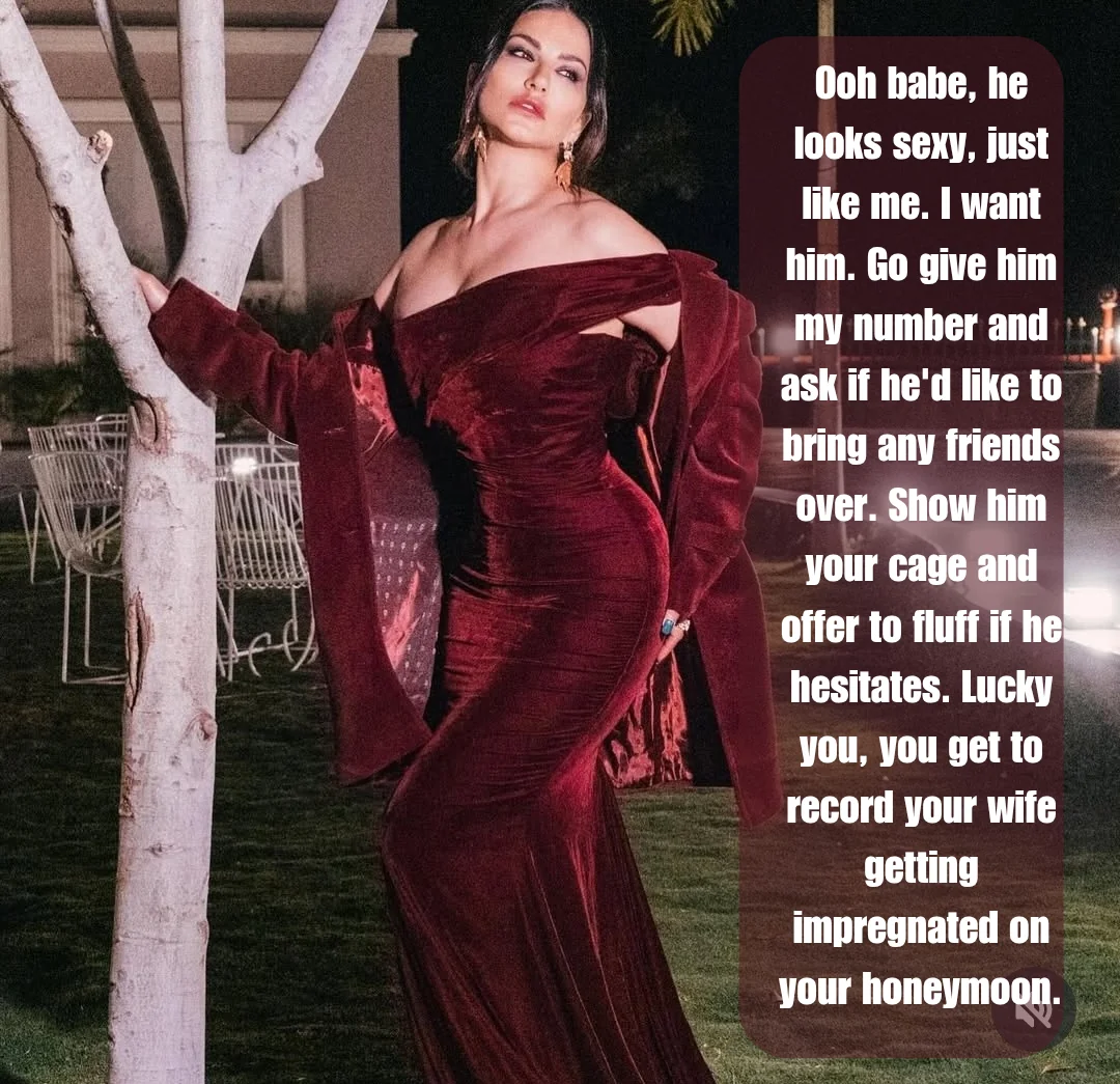 She made you agree to this in your vows (Sunny Leone) picture 1 of 1