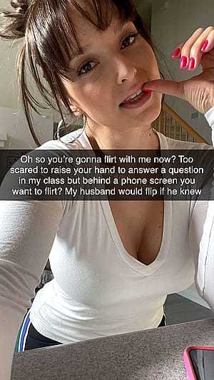 You found your College Professor’s Snapchat'