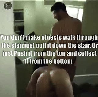 Just push the objects down from the top of the stair and collect it from the bottom, why waste time by trying to make an object walk.'