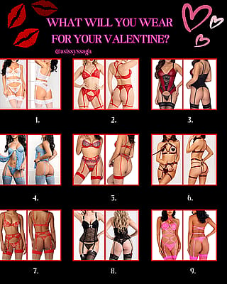 What will you wear for your Valentine?'