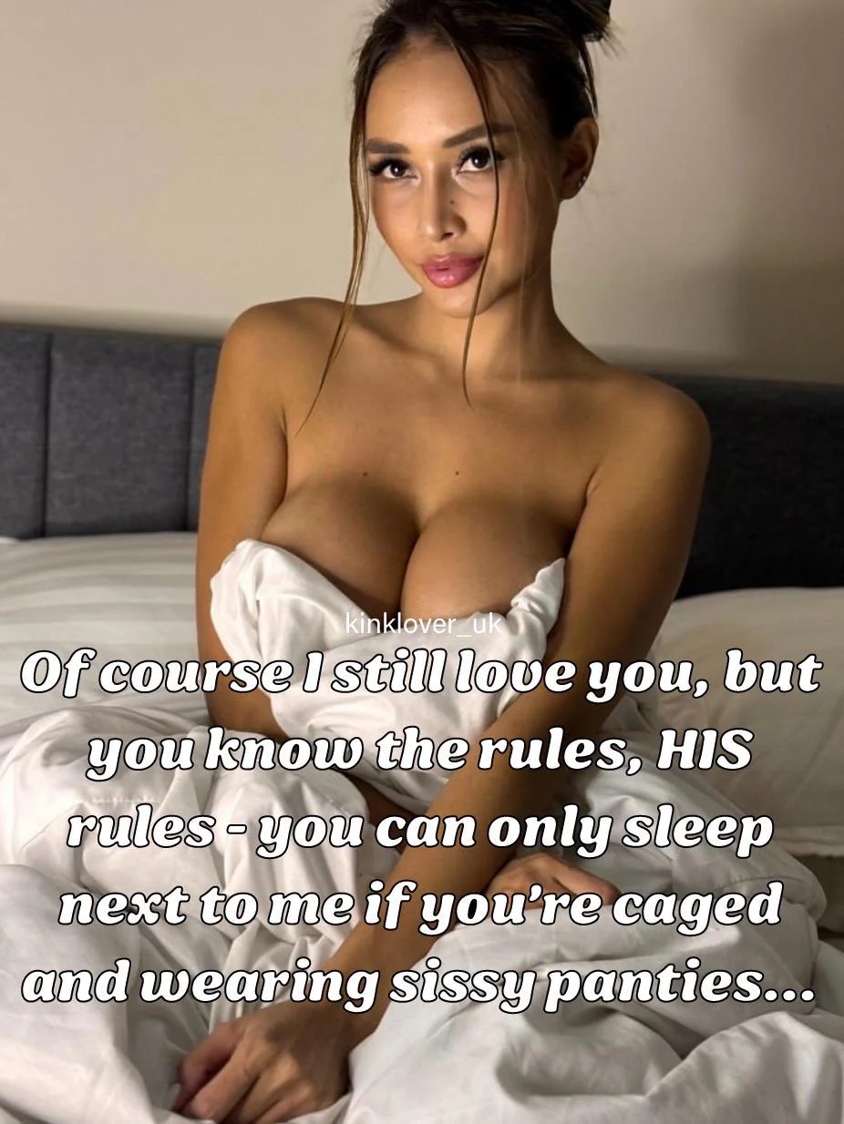 Be grateful he even allows you to sleep in the bed. It won’t last… [ImageFap: kinklover_uk] picture 1 of 1