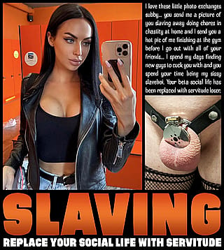 SLAVING [femdom] [chastity] [cuckold] TeasAndDenial on Imagefap'