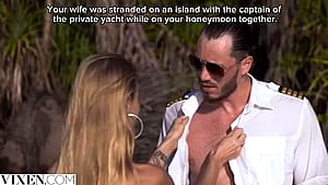 Your wife got stranded with the captain on your honeymoon'