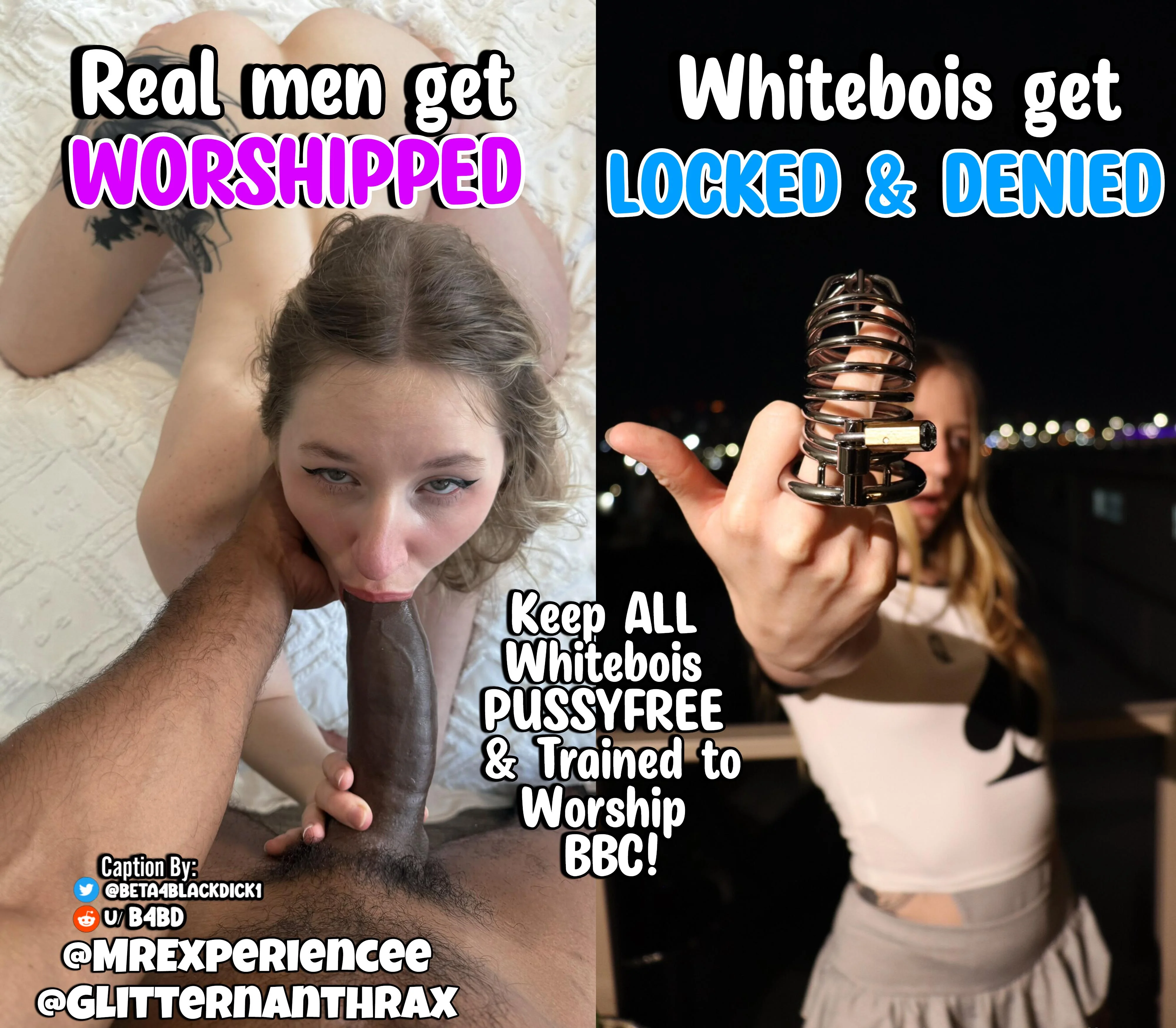 REAL men vs Whitebois picture 1 of 1