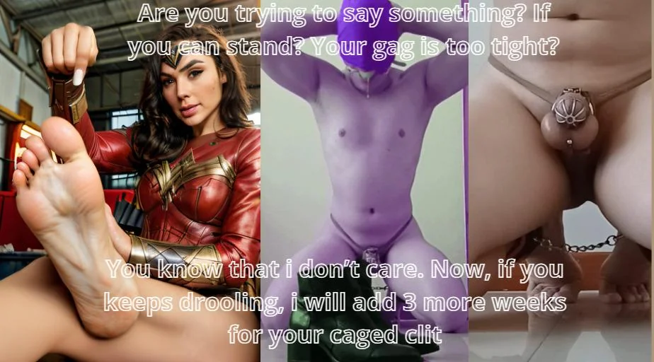 Ms wonder woman likes to lock loser boys picture 1 of 1