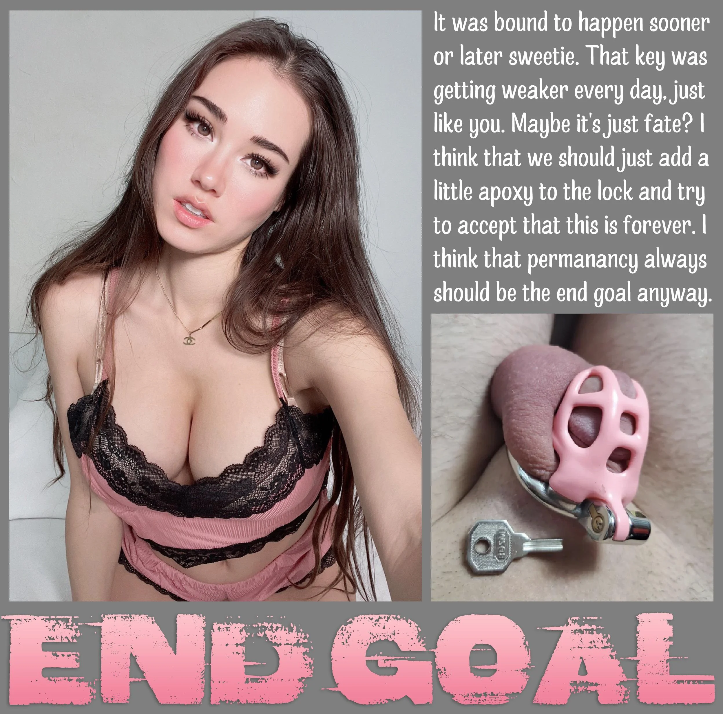 END GOAL [chastity] [femdom] [permanent] TeasAndDenial on Imagefap picture 1 of 1