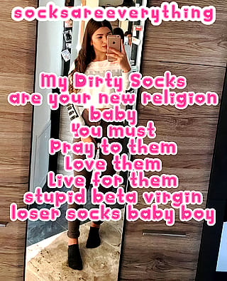 Know your beta place and pray to my socks baby. Being sockssexual is your new religion! You are just a little sockssexual beta loser! SocksAreEverything2 on ImageFap'