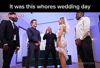 A free use whore’s wedding day'