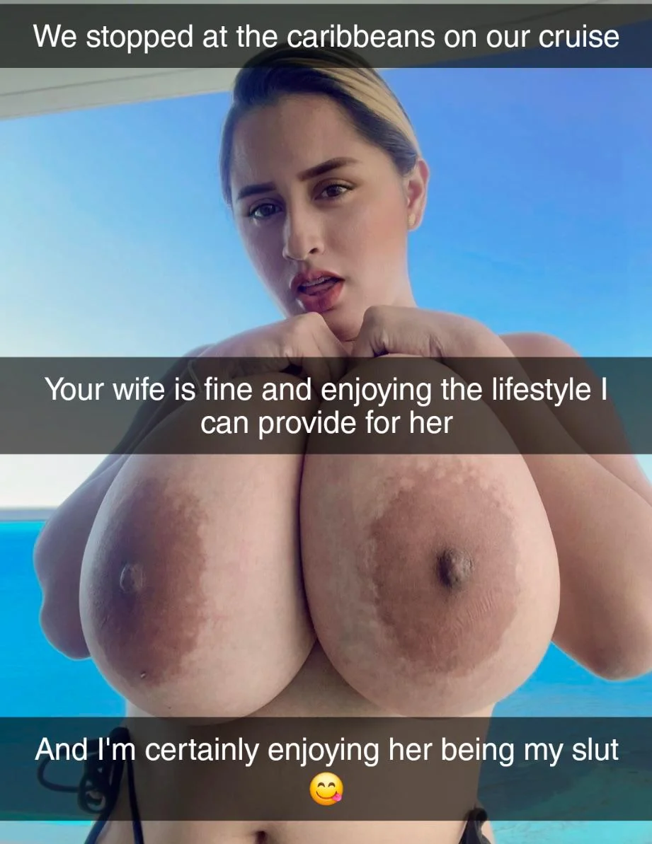 Your wife is being a sugar baby for a rich guy who took her on a cruise picture 1 of 1