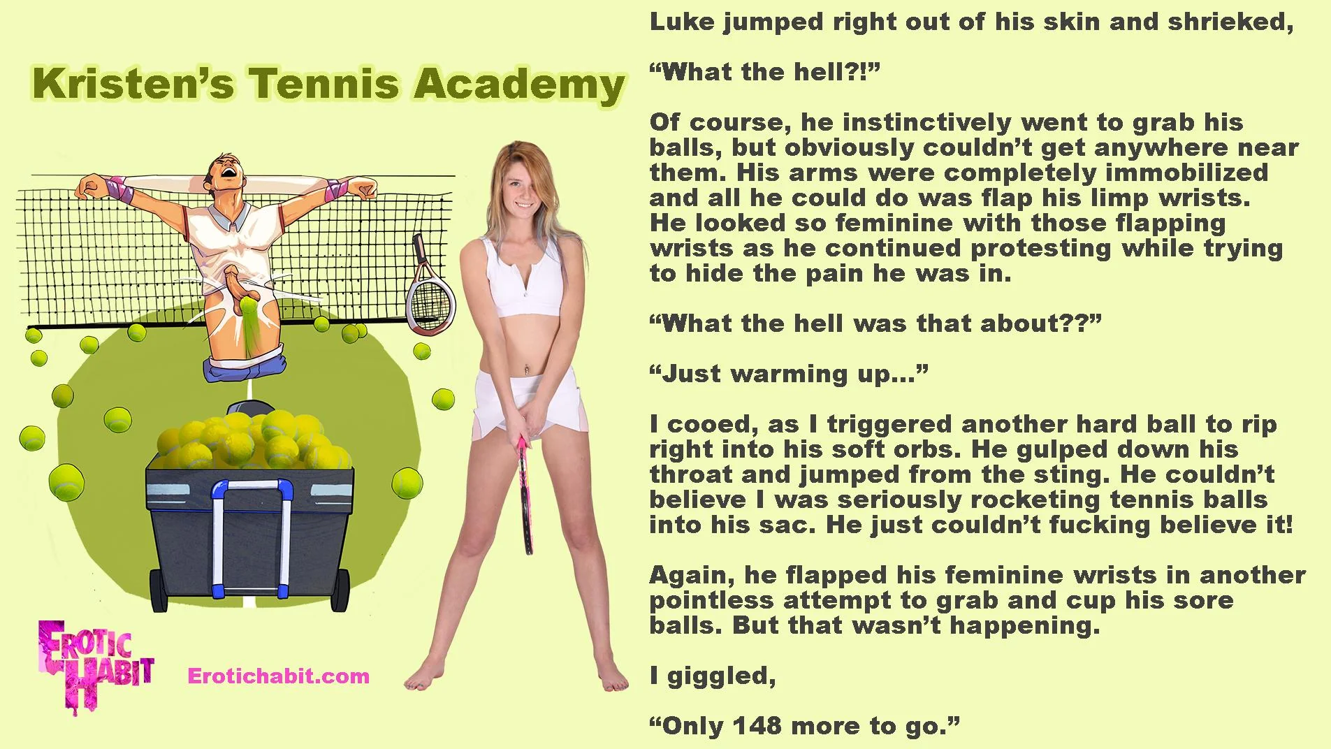 Kristen's Tennis Academy 🎾🍒 (erotichabit at ImageFap) picture 1 of 1