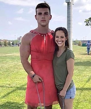 Cuck public humiliation. Forced to walk around in humiliating outfit'