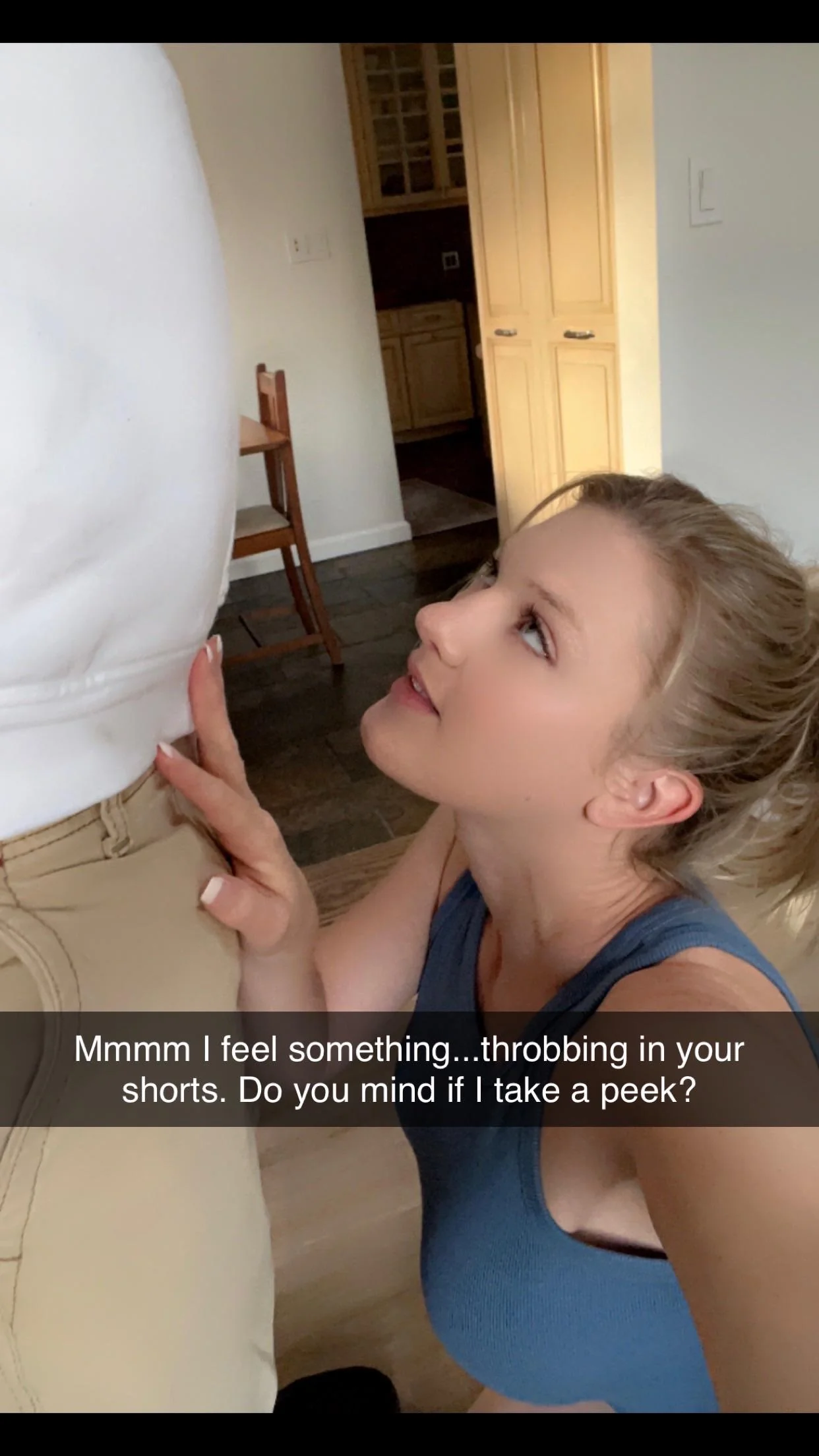 The neighbor came over for his mail and got my mouth around his cock instead. [Basic Instinct, Part 2] picture 10 of 18