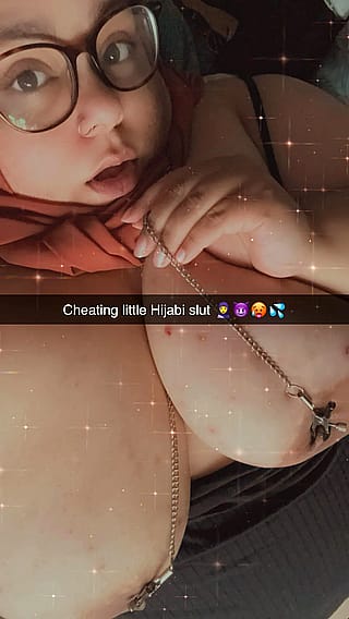 Leave my hijab on as you pound my cheating holes 🫦🍑👅🍆💦'