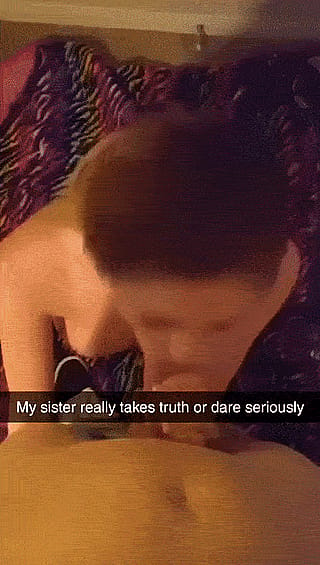 Sister took an extra step with her dare'