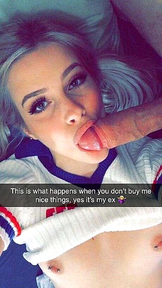 Punished for being a bad boyfriend the only way she knows how'