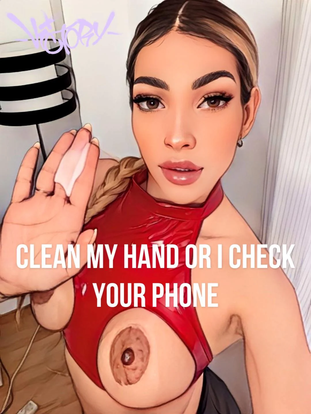 clean my hand or I check your phone picture 1 of 1