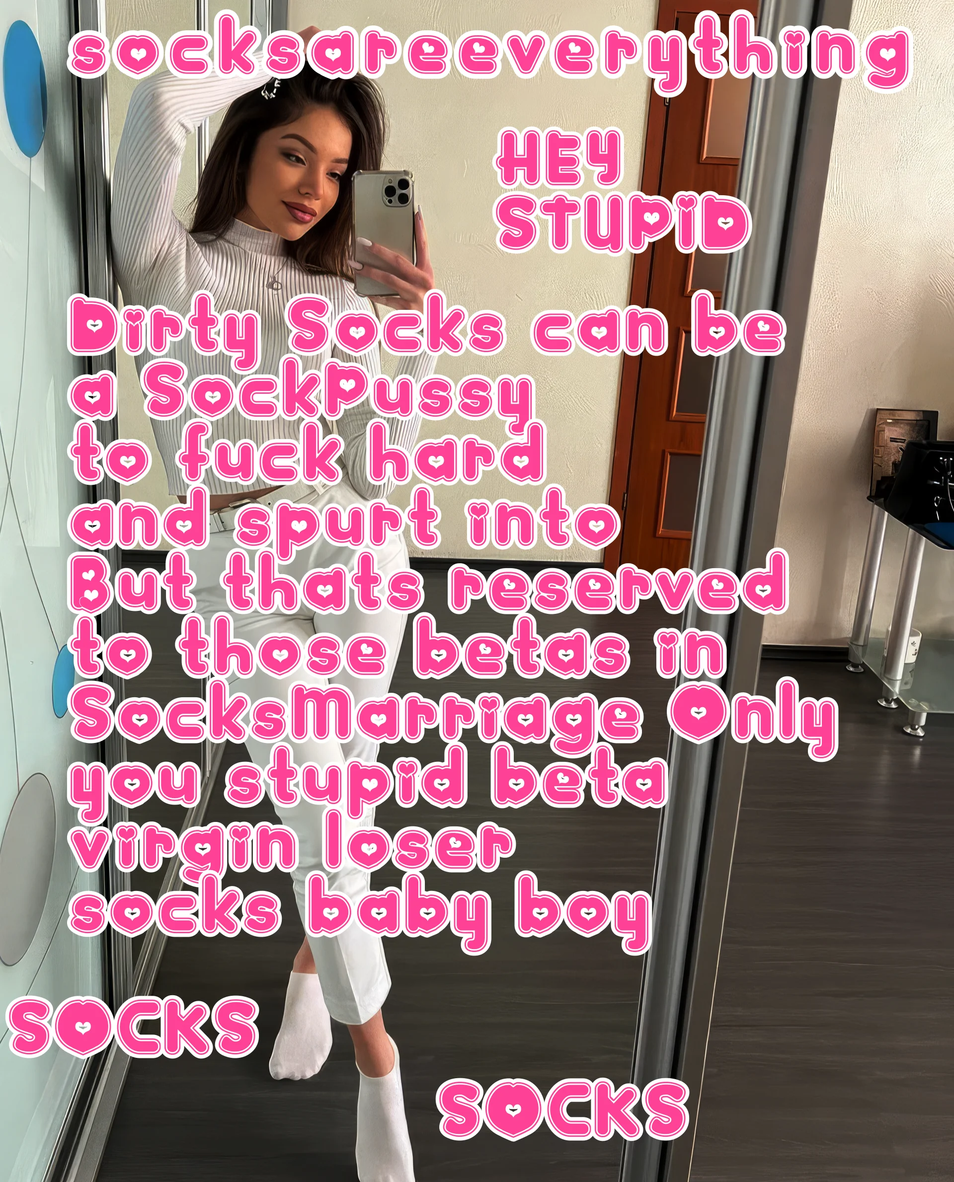 If you get and marry my socks you can not only worship and admire, sniff but also breed beta loser! SocksAreEverything2 on ImageFap picture 1 of 1