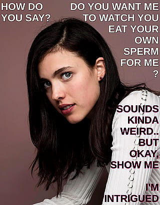 Margaret Qualley seems curious'