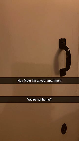 Just wanted to come over Mate'