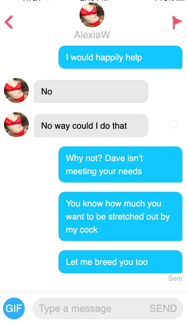 Her secret Tinder – Part 5 [Blackmail][Cheating] picture 12 of 20