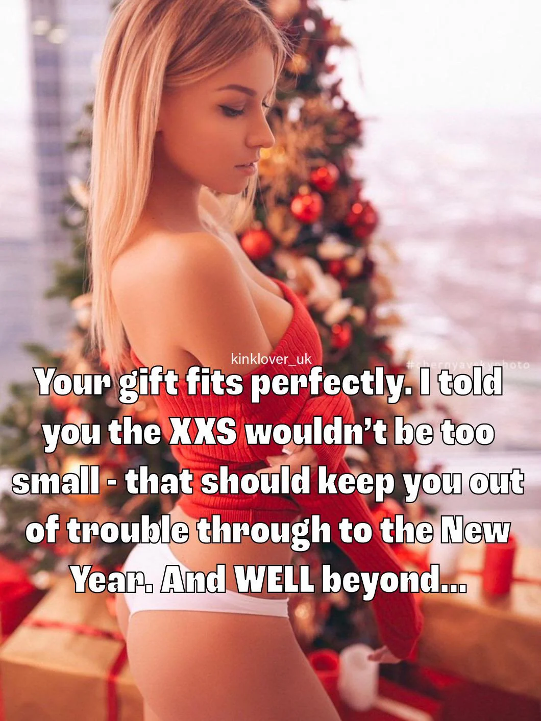 Maybe the key will be next years gift… [ImageFap: kinklover_uk] picture 1 of 1