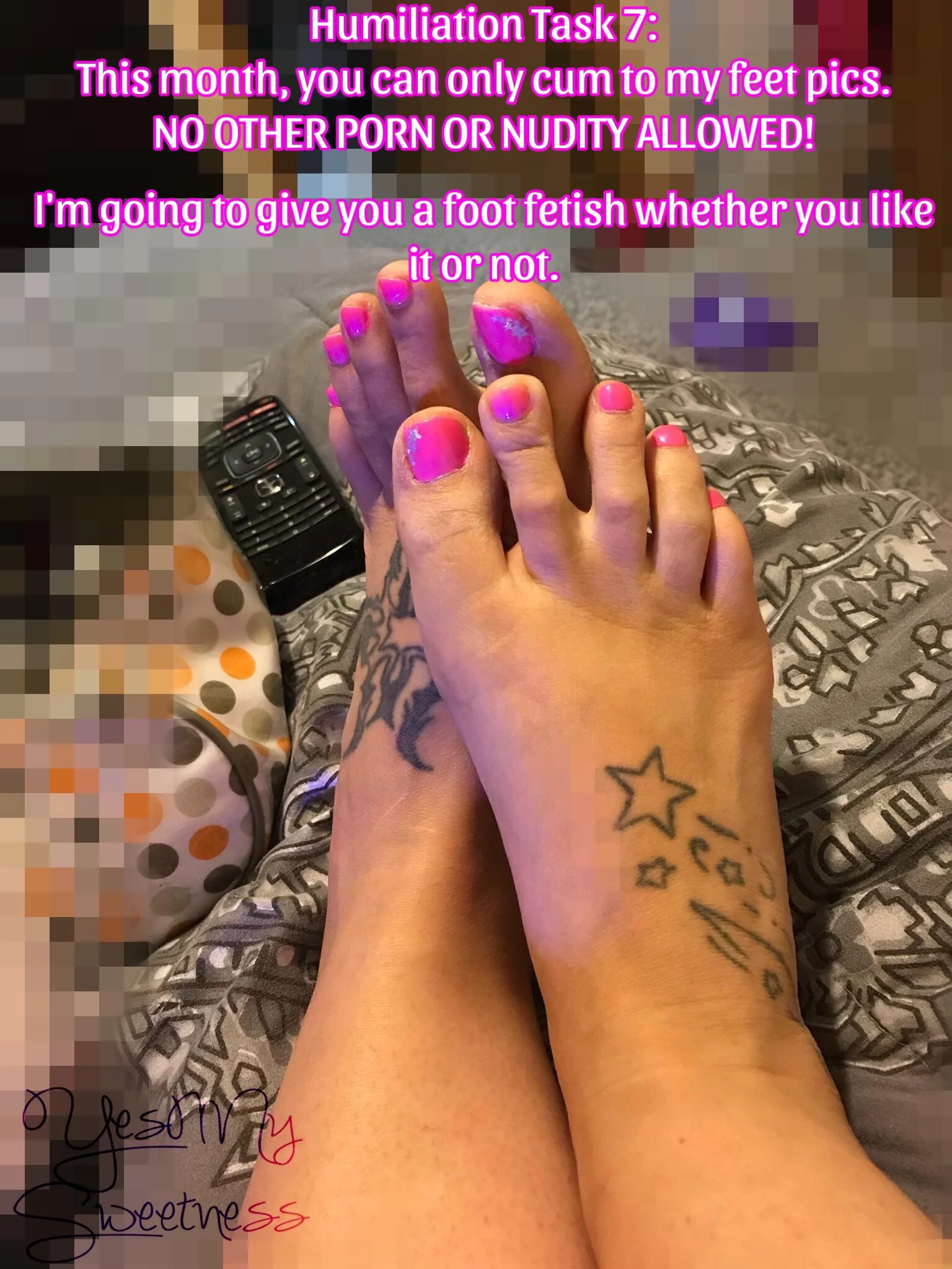 I don’t care what you’re into. You will learn to associate my feet with pleasure. picture 1 of 1