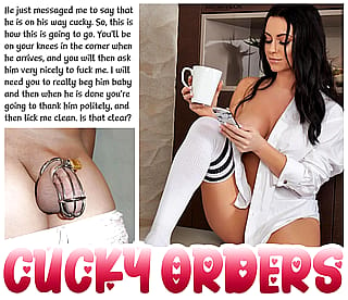 CUCKY ORDERS [chastity] [femdom] [cuckold] TeasAndDenial on Imagefap'