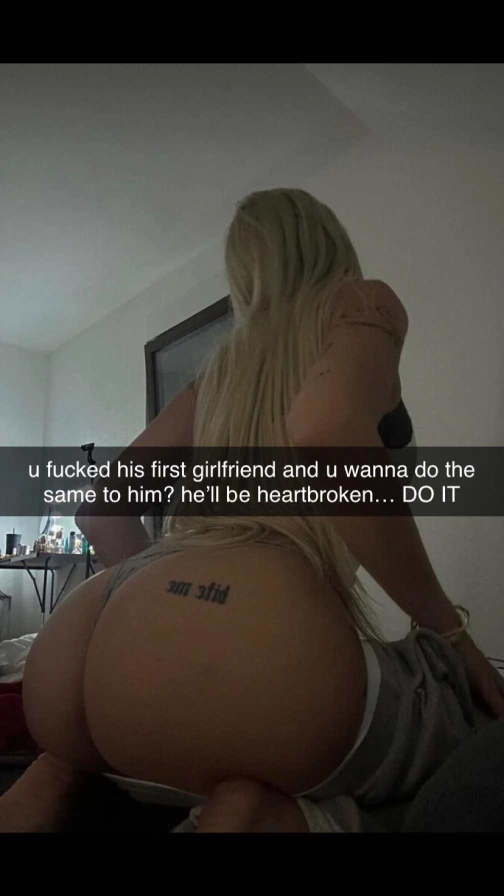 Cheating slut invited her man’s bully over to his place while he was out. His high school nightmare is gonna come back. PART 1. picture 17 of 17