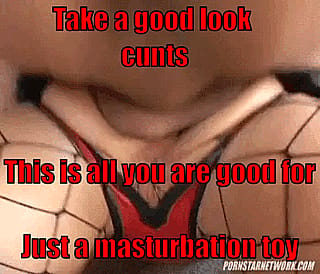 In the end the only thing females are good for is being used as masturbation aid'