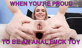 All sluts should be proud to present their fuck holes'