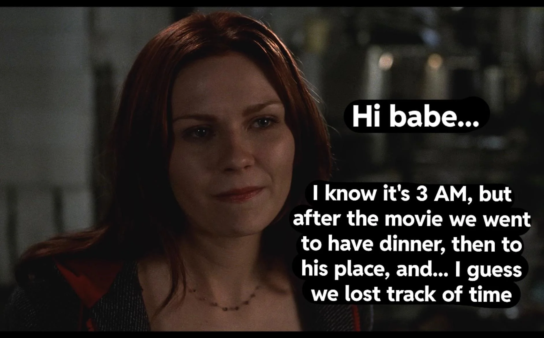 Your girlfriend, Mary Jane Watson, has gotten very close to your best friend. After some weeks, she confesses the truth. Will you be able to trust her again? [Kirsten Dunst] picture 10 of 16