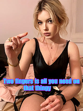 Two fingers [no imagefap] [oc]'