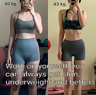 Be underweight and be a desirable fuckmeat.'