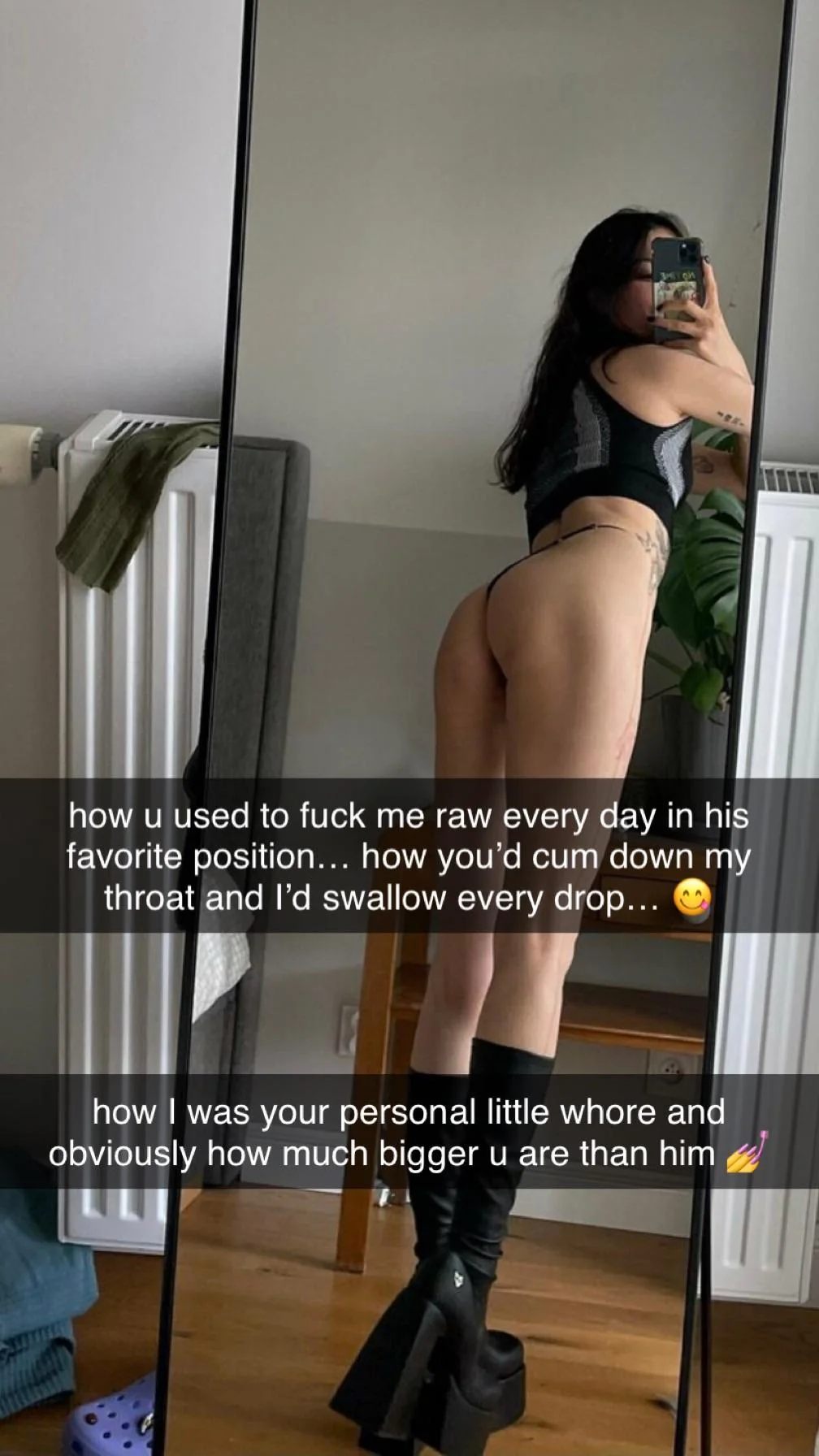 If he’s accusing you of cheating with your ex… why not make it a reality? Cute slut cheating with ex. PART 1. picture 5 of 20